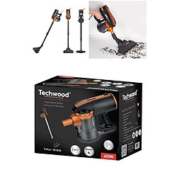 Aspirateur Balai 2en1 500mL 600W Techwood Orange Balai à main filaire cyclonique sans sac 