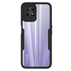 Coque en TPU + acrylique noir pour votre Realme 8i