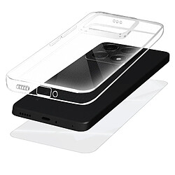 Mayaxess Pack Protection pour Xiaomi 14T Coque Souple et Verre Trempé Transparent