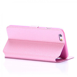 COQUEDISCOUNT Etui livre fenêtres rose pour Apple iPhone 6