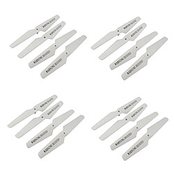 Acheter 16 pièces hélices pour syma x5c x5sw x5sc x55 drone pièce détachée blanc