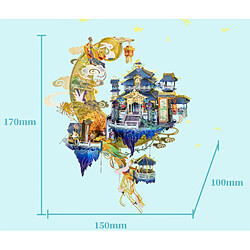 Acheter Universal 3D Tous les puzzles en métal 3D Moon Palace de haute qualité DIY assemblage à la main Modèle Jouets éducatifs Adultes Enfants Cadeaux | Puzzle (Bleu)