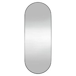 Maison Chic Miroir mural | Miroir Décoration pour Maison Salle de Bain 15x40 cm Verre Ovale -GKD60142