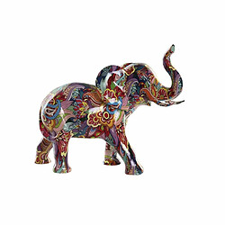 Figurine Décorative DKD Home Decor Eléphant Résine Moderne (32 x 14,50 x 26 cm)