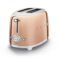 Grille-pains 2 fentes 950w rose gold - tsf01rgeu - SMEG