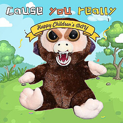 Universal Funny mignon expression faciale changer les poupées de jouets en peluche farcis animaux pour cadeau