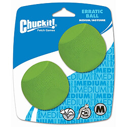 Chuckit Erratic Ball Jouet pour Chien 2 Pièces 6,5 cm Taille M