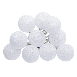 Atmosphera, Createur D'Interieur Guirlande LED 10 boules - Blanc