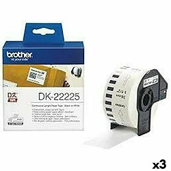 Papier Continu pour Imprimantes Brother DK-22225 Blanc 38 mm x 30,48 m