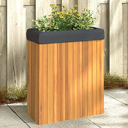 Maison Chic Jardinière,Bac à fleurs - pot de fleur 59x27,5x70 cm bois massif d'acacia -GKD36010