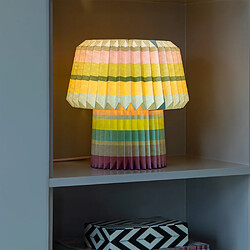 Remember Lampe de table en papier Stripes H31cm