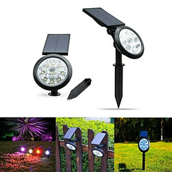 Tradex DE JARDIN SPOT LED RGB AVEC PANNEAU SOLAIRE CRÉPUSCULAIRE WG-092