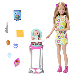 Mattel Coffret Skipper Babysitters donne a manger