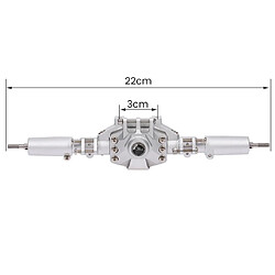 Avis Essieu De Portail Arrière Avant Complet De Voiture Pour Axial SCX10 II 1:10 Argent