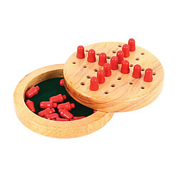 Bigjigs Toys Mini jeu de solitaire en bois