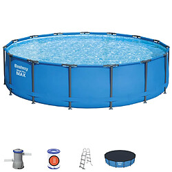 Bestway Piscine Steel Pro Max Rond 457x107 cm Bleu