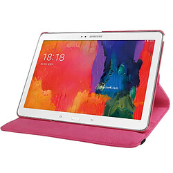 Avis Wewoo Housse Étui Magenta pour Samsung Galaxy Tab Pro 10.1 / T520 360 degrés Rotatif Litchi Texture en cuir avec support de visualisation 2-angle