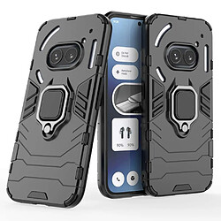 Htdmobiles Coque pour Nothing Phone (2a) - housse etui rigide anti choc + verre trempe - NOIR