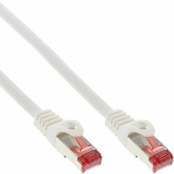 InLine Câble réseau RJ-45 Cat. 6 50 mètres Mâle/Mâle (Blanc)