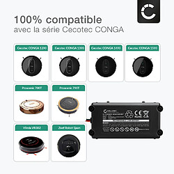 Avis Batterie pour Cecotec CONGA 1390, 1290, 1490, 1590, Proscenic 790T, Zoef Robot Sjaan, Proscenic 780T, Vileda VR302 3000mAh de CELLONIC