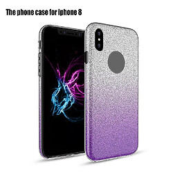 Acheter Universal 3-en-1 Case de protection de téléphone portable brillant Bling Mobile Phone Cover pour iPhone X