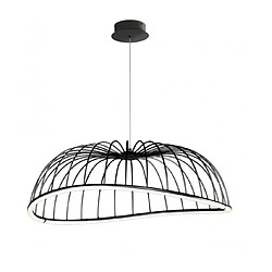 Luminaire Center Suspension Celeste Noir 1 ampoule 35cm