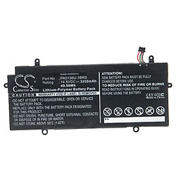 vhbw Batterie compatible avec Toshiba Portege Z30-A-1D4, Z30-A-1D6, Z30-A-1EI, Z30-A-1FC, Z30-A-1FD laptop (3350mAh, 14,8V, Li-polymère)