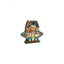 Djeco Puzzle Silhouette Station Spatiale - 54 Pièces pour Enfants