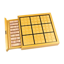 Wewoo Jouet en bois Sudoku 'intelligence 9 x 9 en