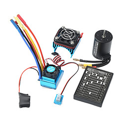 3100KV Brushless Motor Upgrade Brushless Combo Set Pour 1/16 1/10 RC Car 120A