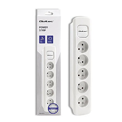 Power strip 5 sockets, 1.8m, White