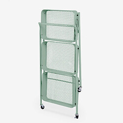 Acheter Ahd Amazing Home Design Chariot de cuisine pliable 3 étagères poignée et roulettes Pikas Plus, Couleur: Vert foncé