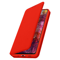 Avizar Housse Samsung Galaxy S20 FE Folio Portefeuille Fonction Support Rouge