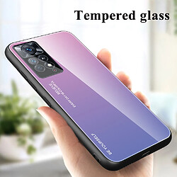 Coque en TPU couleur dégradée, anti-rayures, rose-mauve pour votre Xiaomi Redmi Note 11 Pro 5G (Qualcomm)/Note 11 Pro 4G (MediaTek)