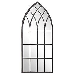 Beliani Miroir CASSEL 115 cm Noir