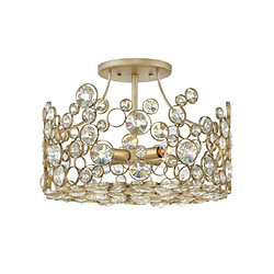 Elstead Lighting Anya - Feuille d'argent