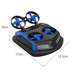 Justgreenbox 3-en-1 Mode Mer-Terre-Air Commutable Mini Drone Télécommande Bateaux Voiture, Rouge pas cher