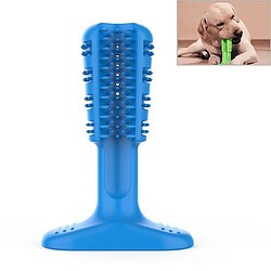 Wewoo Entretien animaux Brosse à dents molle en caoutchouc pour chiens, taille: M (bleu)