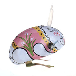 Avis Jouet Mécanique Ancien Métal Lapin Poussin Grenouille Oiseau Collection Cadeaux pour Enfants