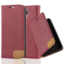 Cadorabo Coque Samsung Galaxy S4 Etui en Rouge