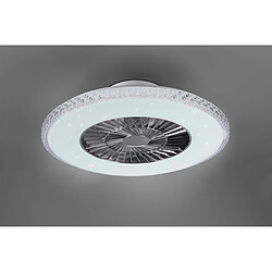 Avis Lumière Harstad Ventilateur de Plafond Moderne Chrome 3000-6500K Télécommande