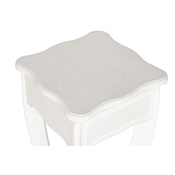 Acheter Pegane Set de 2 tables d'appoints en MDF coloris blanc