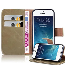 Cadorabo Coque iPhone 5 / 5S / SE 2016 Etui en Marron