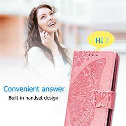 Wewoo Housse Coque Étui en cuir à rabat horizontal Butterfly Love Flowers pour Huawei Y9 Prime 2019avec porte-cartes et porte-cartesainsi que porte-monnaie et lanière Gris