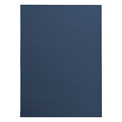 RUGSX Tapis ANTIDÉRAPANT RUMBA 1390 couleur unique bleu foncé 60x200 cm