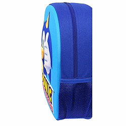 Cartable 3D Sonic Speed Bleu 27 x 33 x 10 cm pas cher