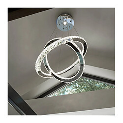 Searchlight Suspension 28W Clover, en chrome et cristal