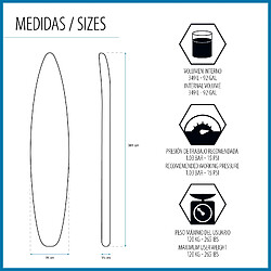 Acheter Planche de Stand-Up Paddle Gonflable Bestway Hydro Force Fastblast Tech 381x76x15 cm avec Pagaie, Pompe à Main et Sac