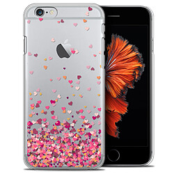 Avis Caseink Coque Housse Etui Apple iPhone 6/6s Plus 5.5 [Crystal HD Collection Sweetie Design Heart Flakes - Rigide - Ultra Fin - Imprimé en France]