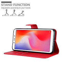 Avis Cadorabo Coque Xiaomi RedMi 6 Etui en Rouge